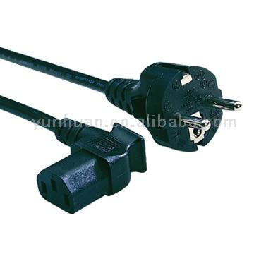 Germany Standard Power Cord plug connector